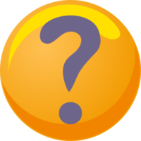 alphabet & Question mark free transparent png image.