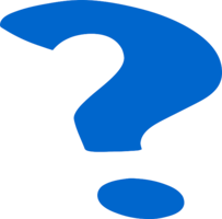 alphabet & Question mark free transparent png image.