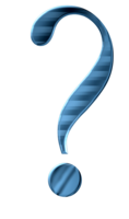 alphabet & Question mark free transparent png image.