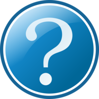 alphabet & Question mark free transparent png image.