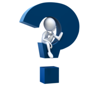 alphabet & Question mark free transparent png image.