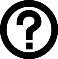 alphabet & Question mark free transparent png image.