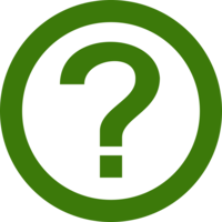 alphabet & Question mark free transparent png image.