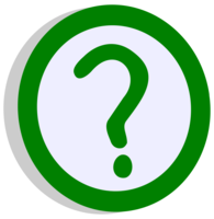 alphabet & Question mark free transparent png image.