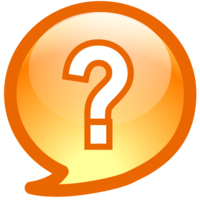 alphabet & Question mark free transparent png image.