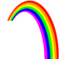 nature & Rainbow free transparent png image.