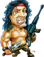 heroes & Rambo free transparent png image.