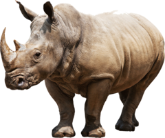 animals & rhino free transparent png image.