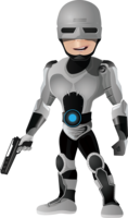 heroes & Robocop free transparent png image.