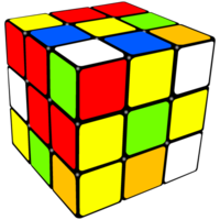 objects&Rubik's Cube png image.