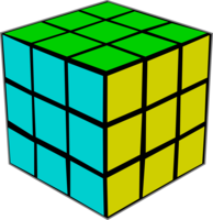 objects & Rubik's Cube free transparent png image.