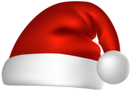 holidays & Santa Claus hat free transparent png image.