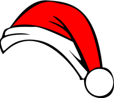 holidays & Santa Claus hat free transparent png image.