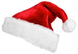 holidays & Santa Claus hat free transparent png image.