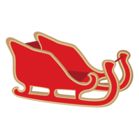 holidays & Santa sleigh free transparent png image.