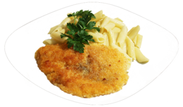 food & Schnitzel free transparent png image.