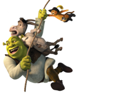 heroes & shrek free transparent png image.