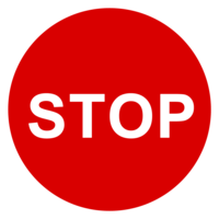 cars & Sign stop free transparent png image.