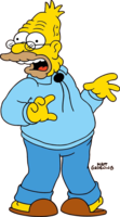 heroes & simpsons free transparent png image.