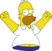 heroes & Simpsons free transparent png image.