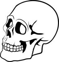 people & skull free transparent png image.