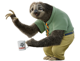 animals & Sloth free transparent png image.