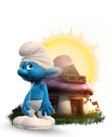 heroes&Smurfs png image.