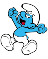 heroes & smurfs free transparent png image.