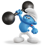 heroes & Smurfs free transparent png image.