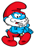 heroes & Smurfs free transparent png image.