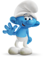 heroes & Smurfs free transparent png image.