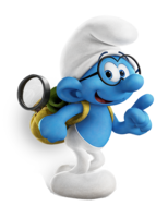 heroes & Smurfs free transparent png image.