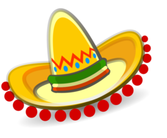 clothing & Sombrero free transparent png image.