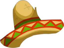 clothing & Sombrero free transparent png image.