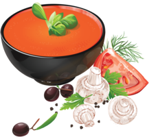 food & soup free transparent png image.