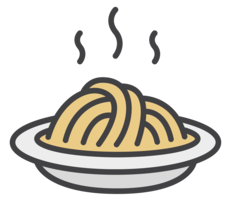 food & Spaghetti free transparent png image.