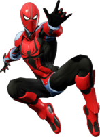 heroes & Spider Man free transparent png image.