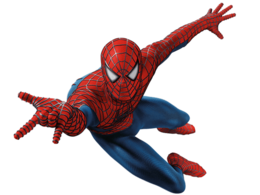 heroes & Spider Man free transparent png image.