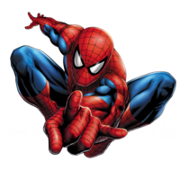 heroes & Spider Man free transparent png image.