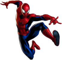 heroes & Spider Man free transparent png image.