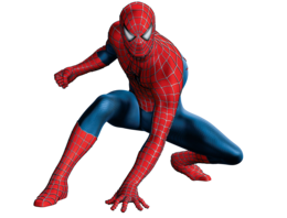 heroes & Spider Man free transparent png image.