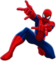 heroes & Spider Man free transparent png image.