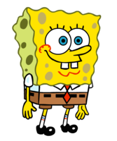 heroes & spongebob free transparent png image.