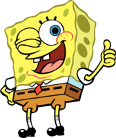 heroes & spongebob free transparent png image.