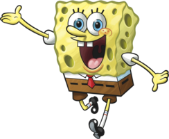 heroes & spongebob free transparent png image.