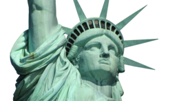 architecture & Statue of Liberty free transparent png image.