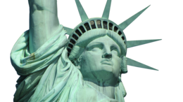 architecture & Statue of Liberty free transparent png image.