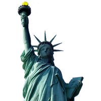 architecture & Statue of Liberty free transparent png image.