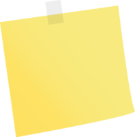 objects & sticky notes free transparent png image.