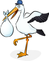 animals & stork free transparent png image.